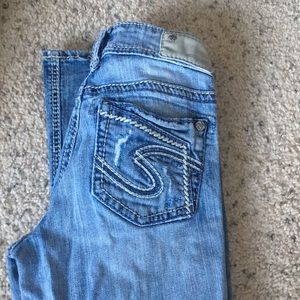 Silver jeans